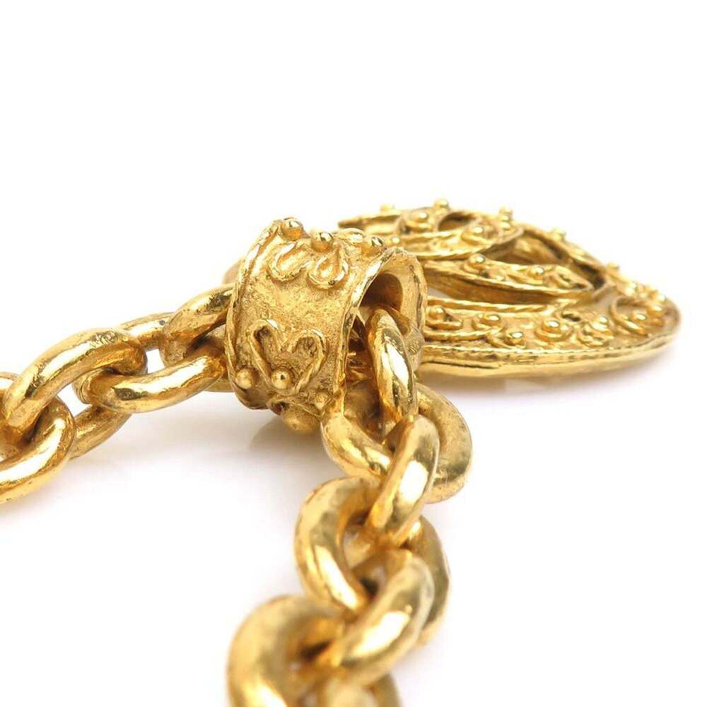 CHANEL Authentic Gold Logo Necklace - Picture 3 of 5